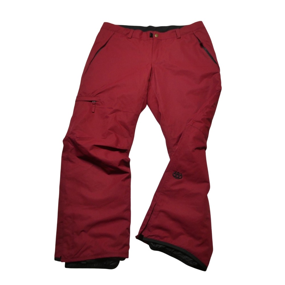 686 Snow Pants Womens XL Red InfiDRY 10K Waterproof Insulated Ski Winter Bootcut